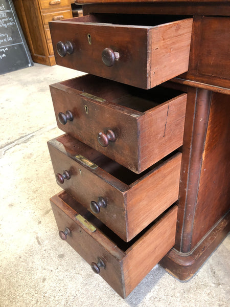 Antique Pedestal Desk