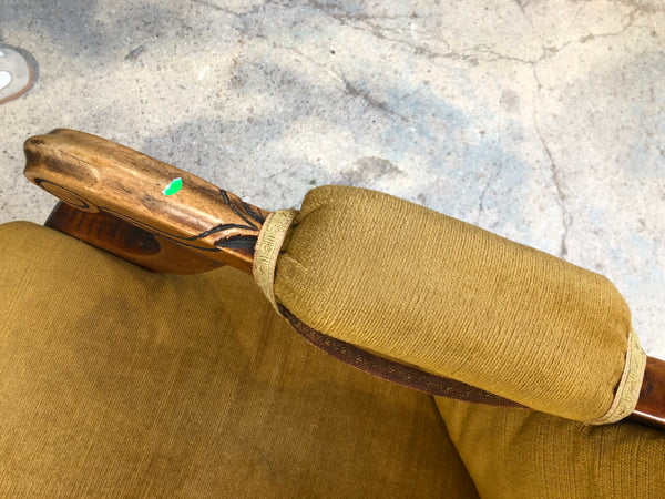 GHC - Antique Fireside Mustard Chair