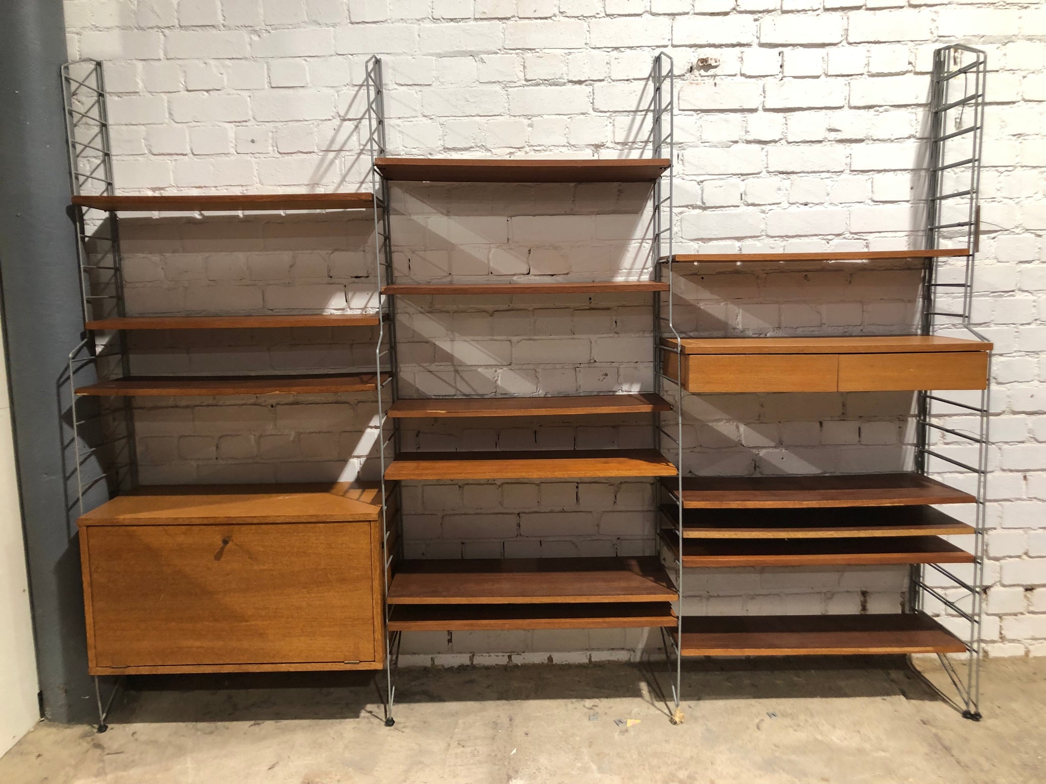 Ladderax Style Shelving Unit