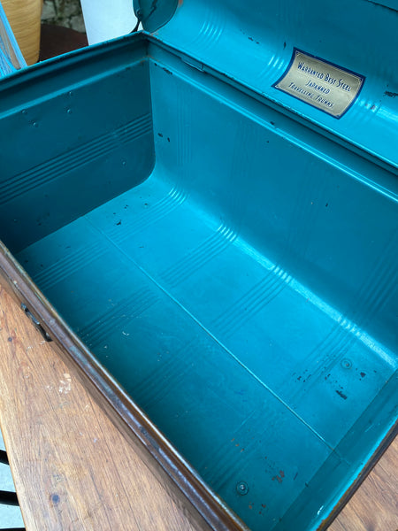 Vintage Metal Trunk