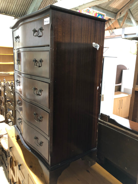 Vintage Five Drawer Tallboy