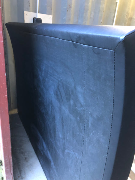 Faux Leather King Bed Frame With Built In TV