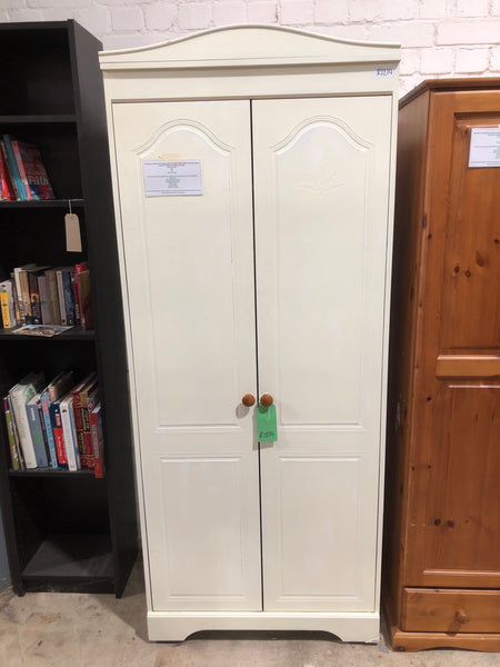 REF - Cream Double Wardrobe
