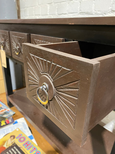 Console Table with Four Drawers