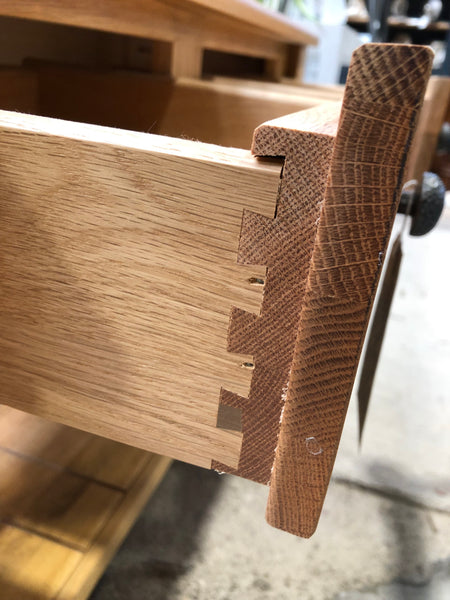 Solid Oak Console Table