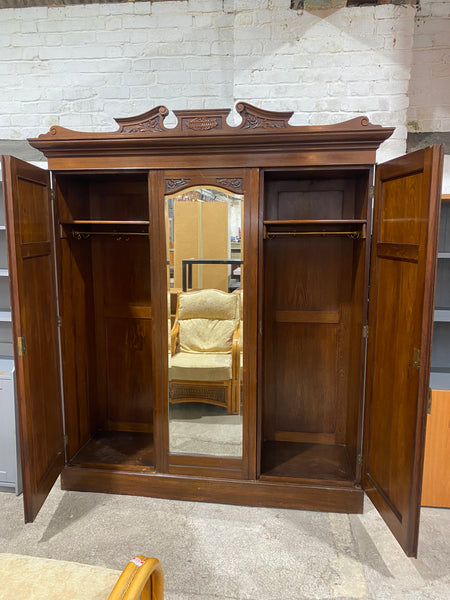 Vintage Triple Wardrobe