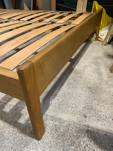 REF - Low Wooden King Bedframe