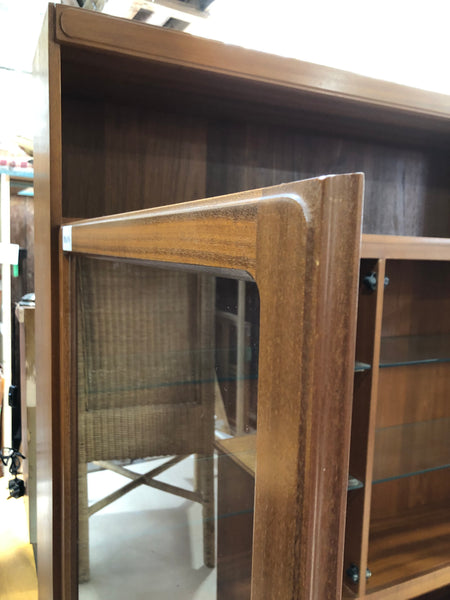 Mid Century McIntosh Teak Display Cabinet