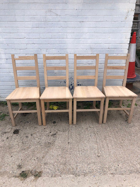 Oak Kitchen Chairs X4 The Painted Furniture Company