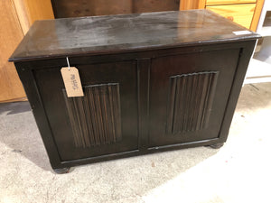 GHC - Vintage Stained Oak Blanket Box