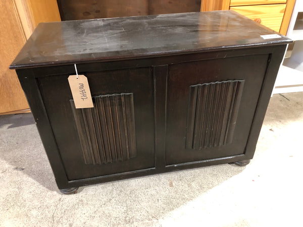 GHC - Vintage Stained Oak Blanket Box