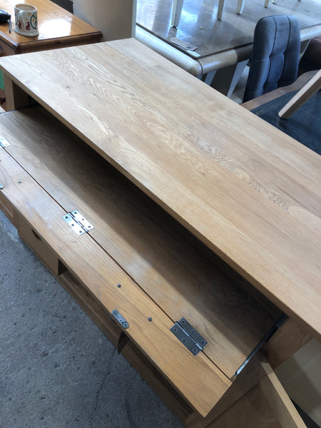 Oak Hidden Home Office Cupboard