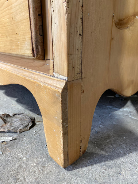 Large Rustic Pine Chest of Drawers