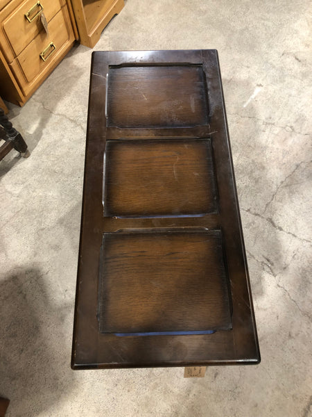 Wooden Monks Bench with Storage - GHC