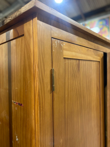 Large Pine Double Wardrobe