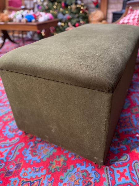 GHC - Vintage Green Ottoman