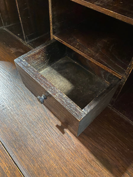 Vintage Oak Bureau Bookcase