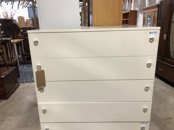 Cream Chest of 4 Drawers (top)