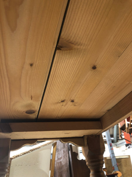 Pine Console Table with Drawer