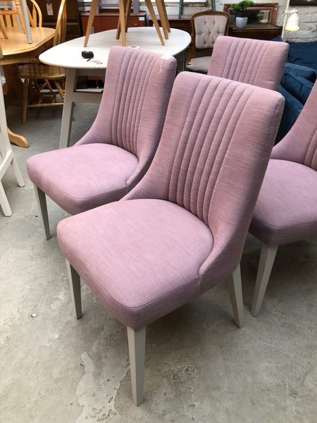 GHC - Cotswold Living Set of Four Purple Fabric Chairs