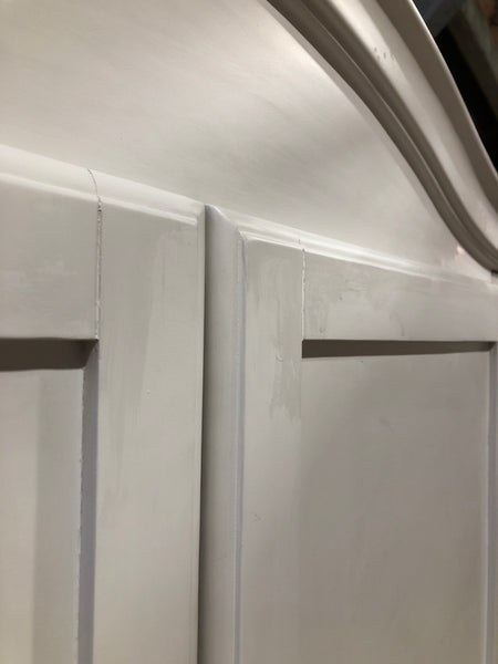 French Style Grey Double Wardrobe