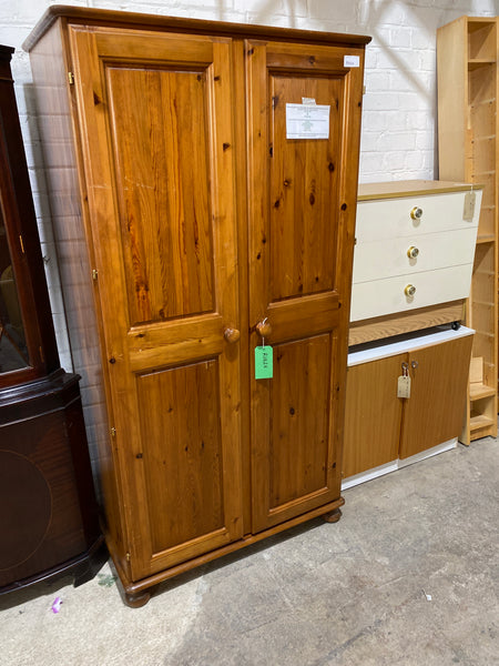 Pine Double Wardrobe REF