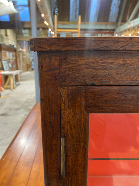 Early 20th Century Oak Display Cabinet