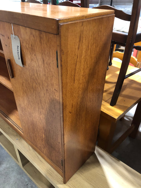 Mid Century Teak Bookcase with Cupboard