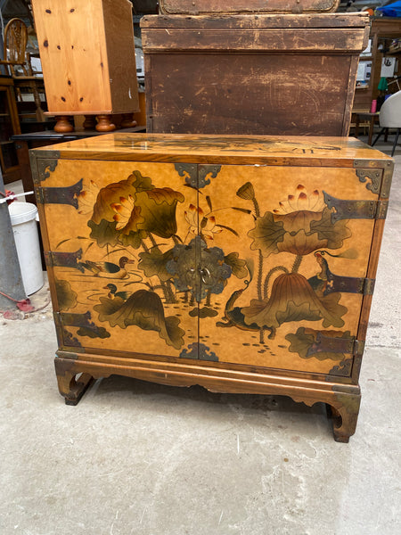 Oriental Style Cabinet with Beautiful Motifs