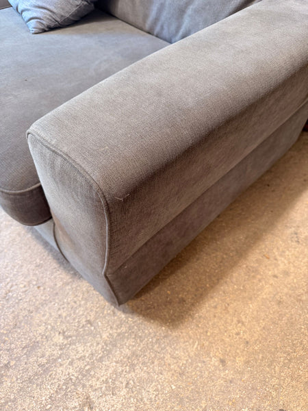 Large Two Seat Grey Sofa
