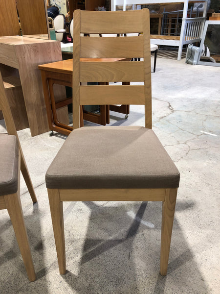 Ercol Romana Oak Dining Chairs Pair