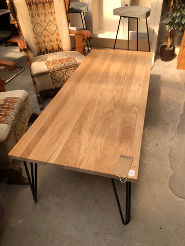 Industrial Oak Pin Legged Coffee Table