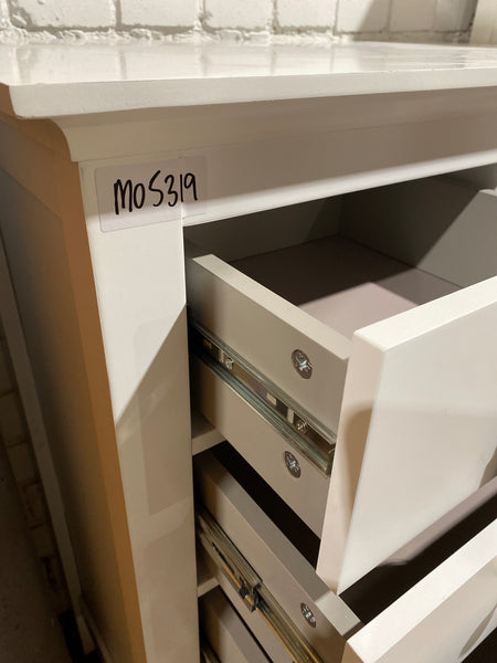 White Tallboy Chest of Drawers