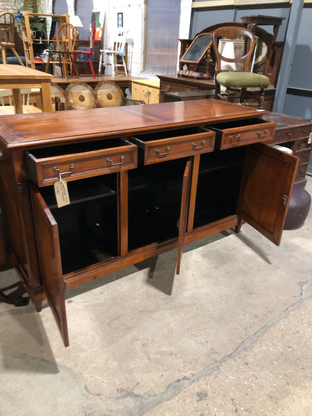 Cherrywood Three Door Sideboard
