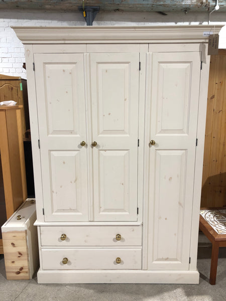 Large White Pine Wardrobe
