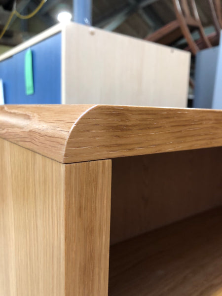 Small Oak Veneer Bookcase
