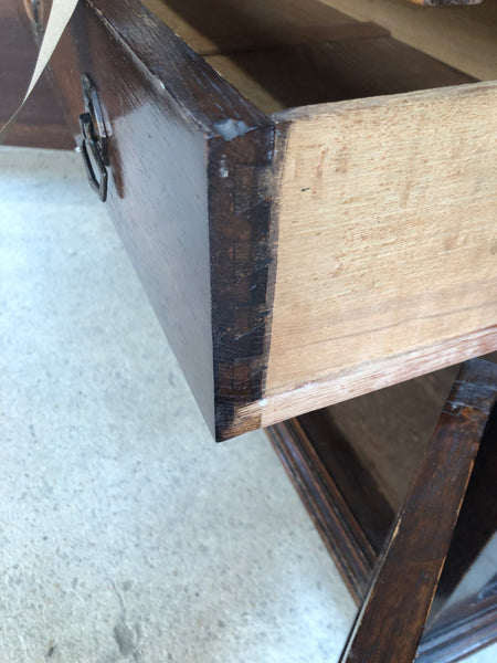 Vintage Dark Wood Chest of Drawers