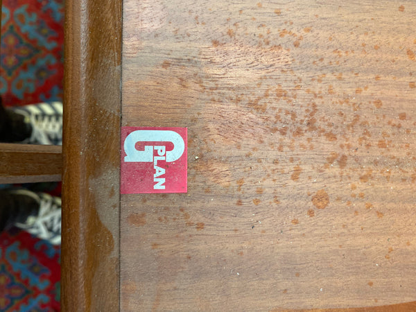 Mid Century Oval Extending Teak Dining Table by G-Plan