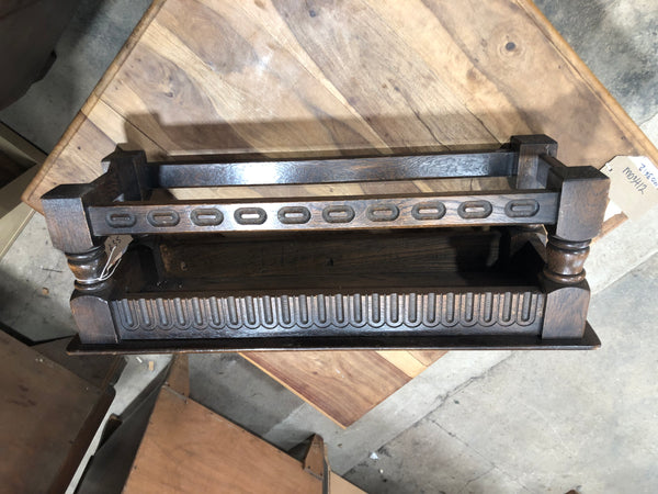Priory Old Charm Dark Wood Bench - GHC