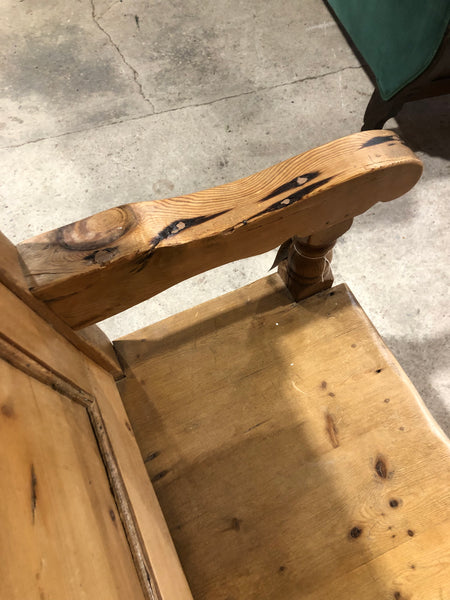 Solid Pine Monks Bench