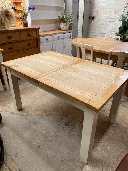 Solid Oak Extending Dining Table