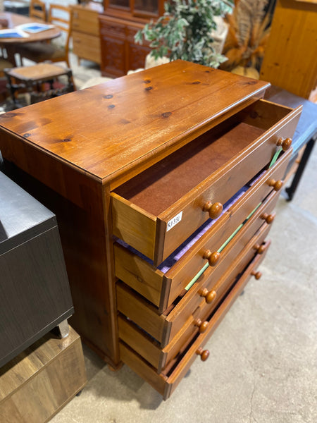 REF - Large Pine Chest of Drawers