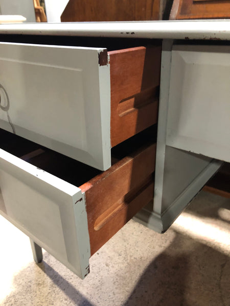 Upcycled Stag Minstrel Dressing Table & Stool