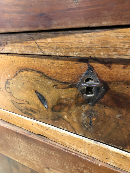 Antique Walnut Linen Cupboard