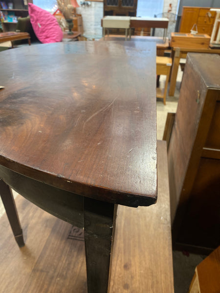 GHC - Mahogany Demi Lune Console Table