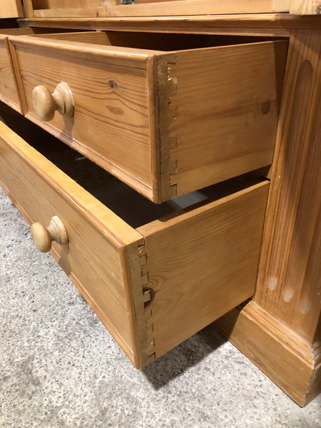 Solid Pine Double Wardrobe
