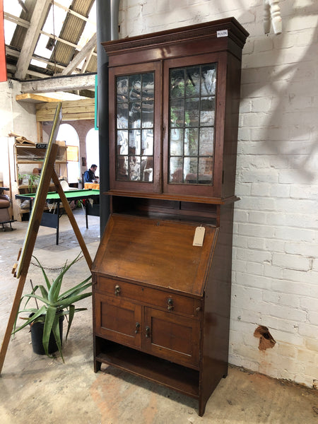 Antique Mahogany Tall Bureau