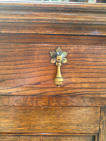 Edwardian Mirror-back oak sideboard