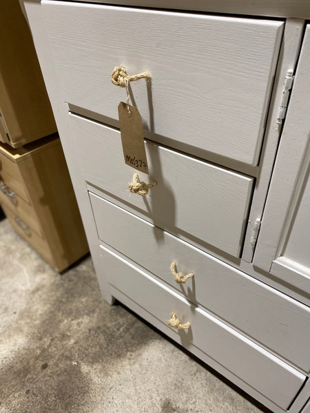 Large White Painted Chest of Drawers