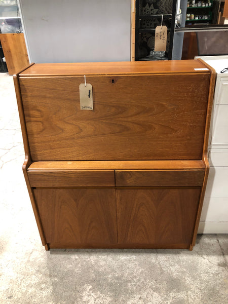 Teak Remploy Bureau